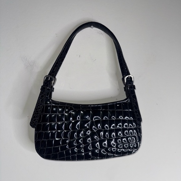 Y2k Moschino Women’s Small Black Quilted Shoulder Purse - Picture 1 of 9